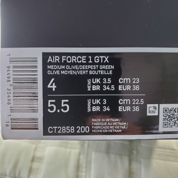 Nike Air Force 1 gtx Coretex weather proof - Picture 3 of 16